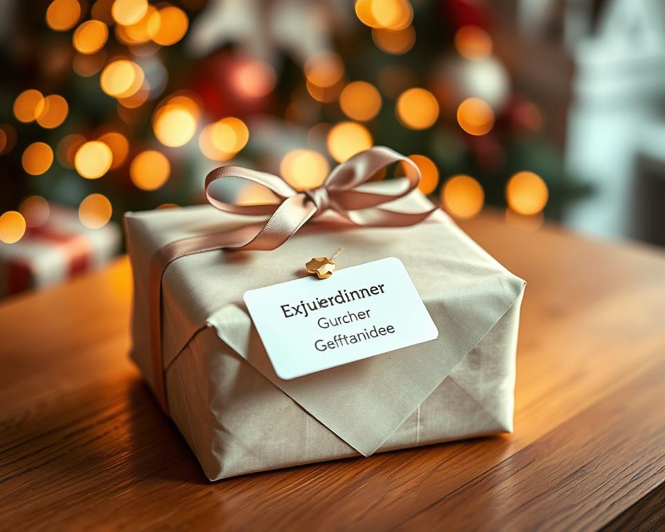 Erlebnisdinner Gutschein Geschenkidee