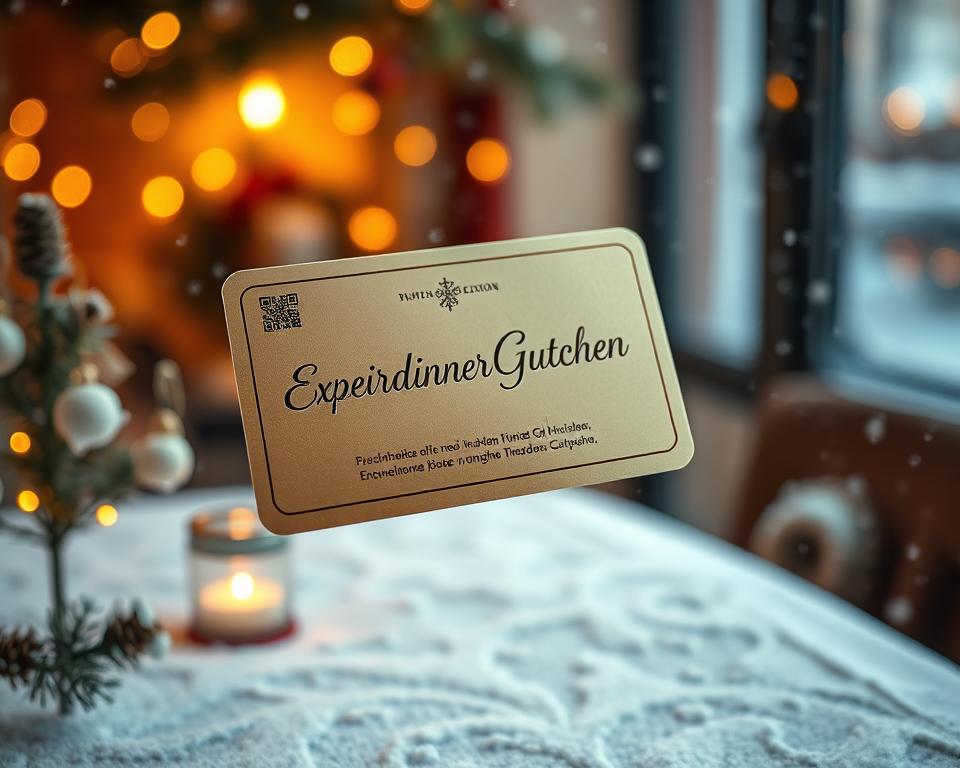 Erlebnisdinner-Gutschein zu Weihnachten verschenken: Einzigartige Geschenkeidee