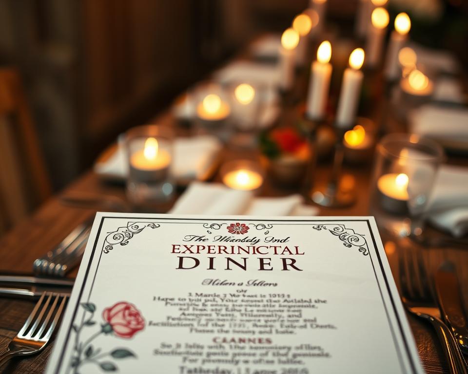 Typografie und visuelle Gestaltung für Einladungskarten Typografie und visuelle Gestaltung für Einladungskarten